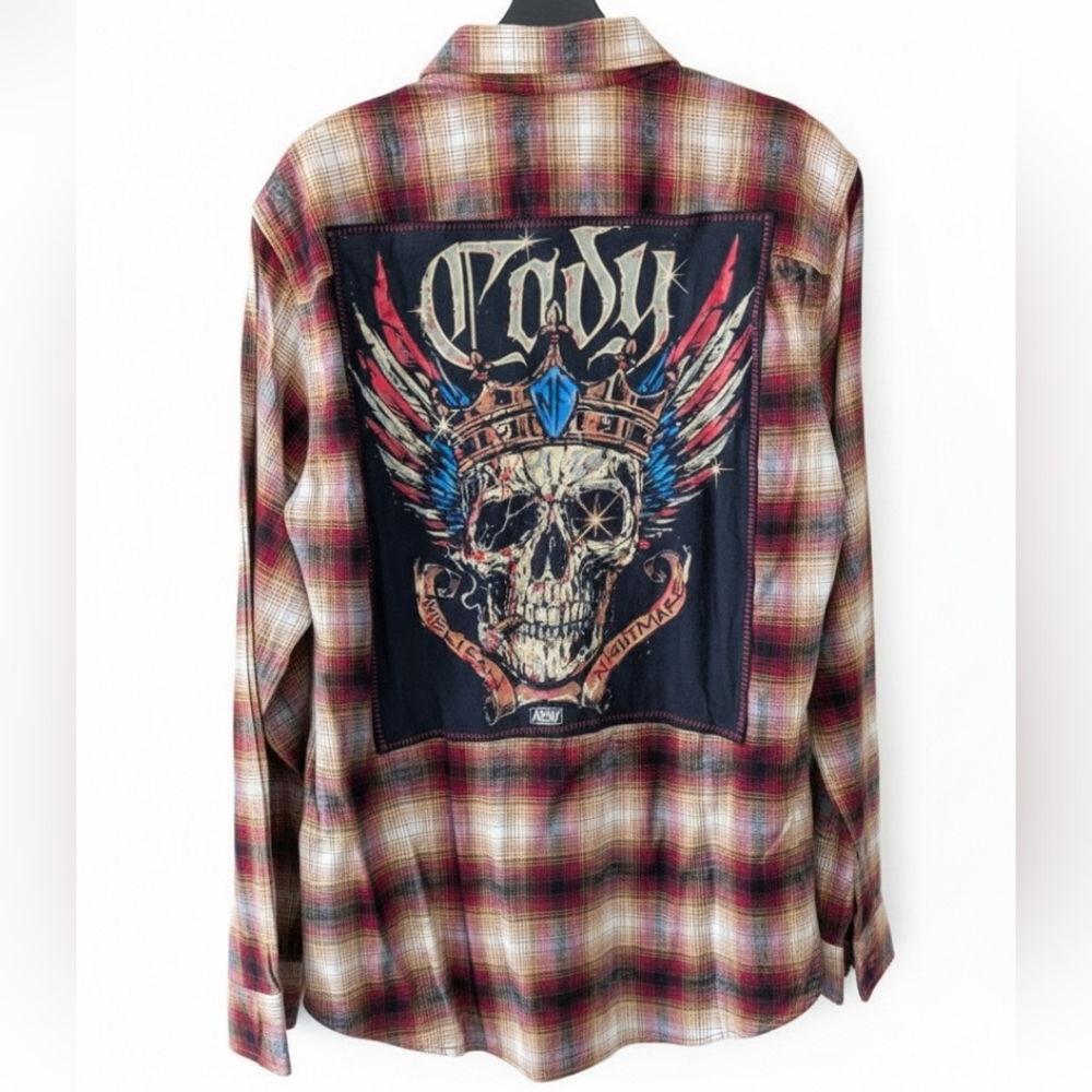 CODY Flannel Plaid Shirt Hand Crafted